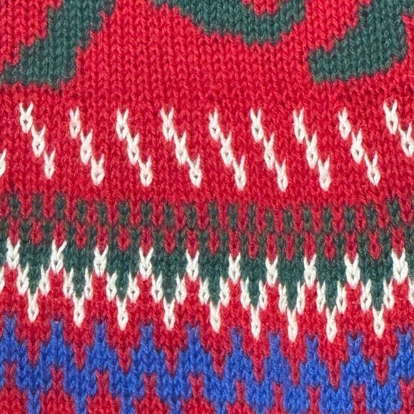 Modcloth Dinosaur T Rex Fair Isle Crew Neck Sweater - NWT - Women’s US XS - Picture 5 of 11